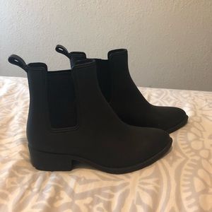 Jeffery Campbell Stormy rain booties